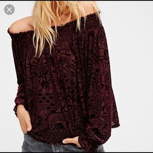 Free people off the shoulder top